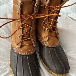 L.L. Bean Brown and brown Winter Boots
